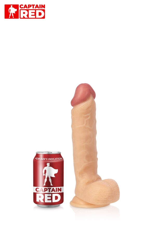 Gode réaliste The Intense 24 x 5 cm - Captain Red – Image 2
