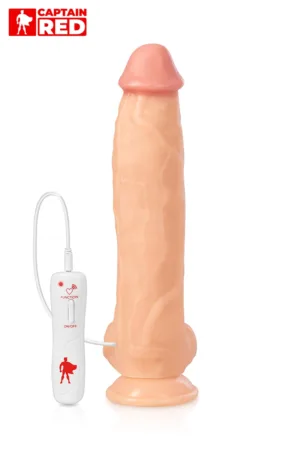 Vibro XXL The Power 31 x 6 cm – Captain Red - 94edenstreet.com - sexshop en ligne