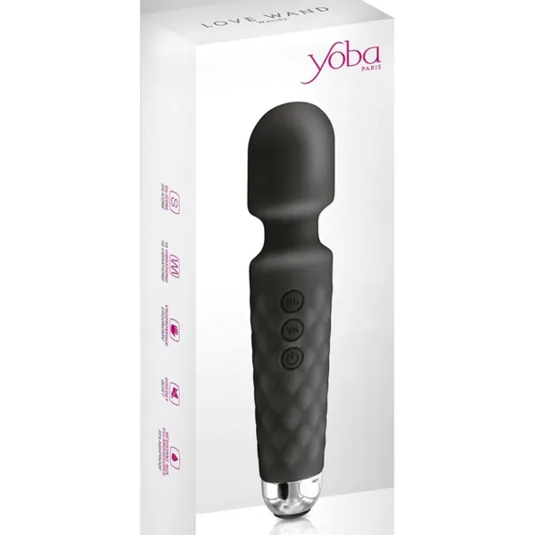 Vibro Love Wand rechargeable noir – Yoba