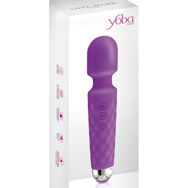 Vibro Love Wand rechargeable violet – Yoba