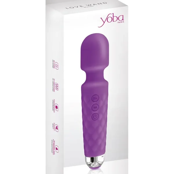 Vibro Love Wand rechargeable violet – Yoba