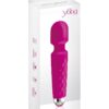 Vibro Love Wand rechargeable rose – Yoba - 94edenstreet.com - sexshop en ligne