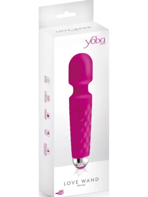Vibro Love Wand rechargeable rose – Yoba