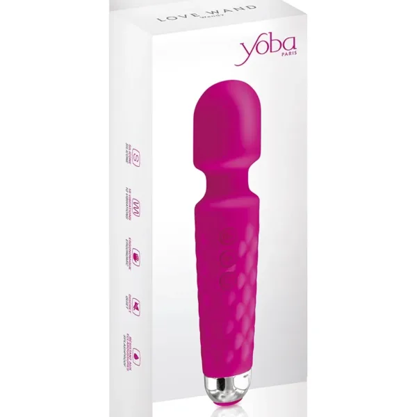 Vibro Love Wand rechargeable rose – Yoba