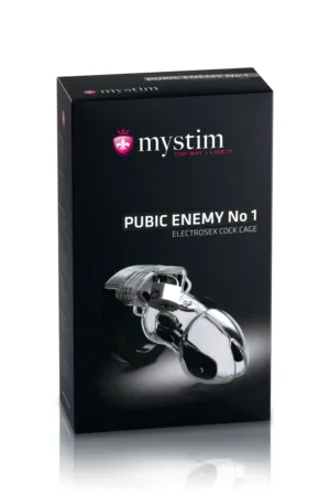 Cage pénis électro-stimulation Pubic Enemy N°1 – Mystim - 94edenstreet.com - sexshop en ligne