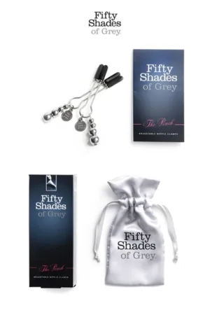 Bijoux de seins réglables – Fifty Shades Of Grey - 94edenstreet.com - sexshop en ligne