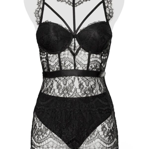 Robe dentelle et culotte – Grey Velvet