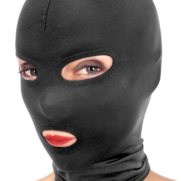 Cagoule BDSM 3 ouvertures – Fetish Tentation