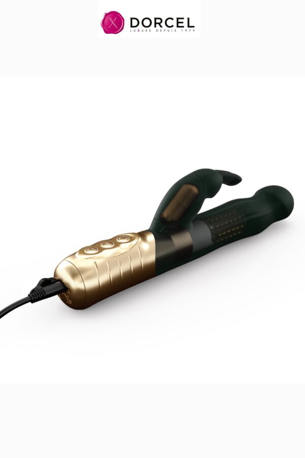 Vibro rechargeable Baby Rabbit noir 2.0 – Dorcel - 94edenstreet.com - sexshop en ligne