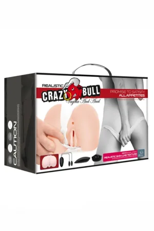 Masturbateur fessier réaliste vibrant – Crazy Bull - 94edenstreet.com - sexshop en ligne