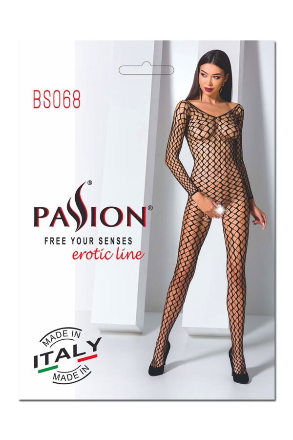 Combinaison BS068 – Noir - 94edenstreet.com - sexshop en ligne