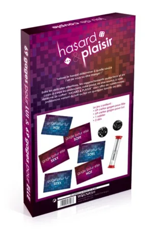 Jeu Hasard & Plaisir - 94edenstreet.com - sexshop en ligne
