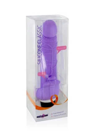 Vibro réaliste Silicone Classic – violet - 94edenstreet.com - sexshop en ligne