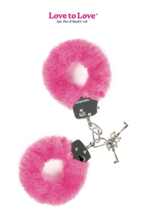 Menottes fourrure Attach me - 94edenstreet.com - sexshop en ligne