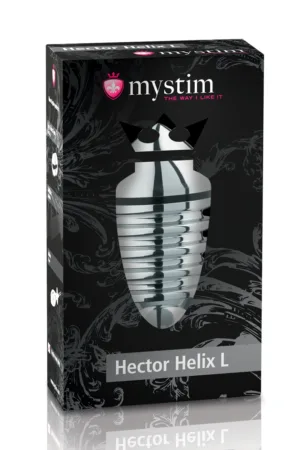 Plug électro-stimulation L Hector Helix – Mystim - 94edenstreet.com - sexshop en ligne