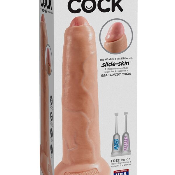 Gode 23,5 cm avec prépuce – King Cock