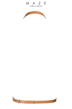 Harnais 8 marron – Maze - 94edenstreet.com - sexshop en ligne