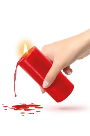 Bougie basse température rouge - 94edenstreet.com - sexshop en ligne