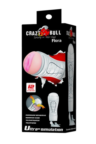 Masturbateur bouche vibrante – Crazy Bull