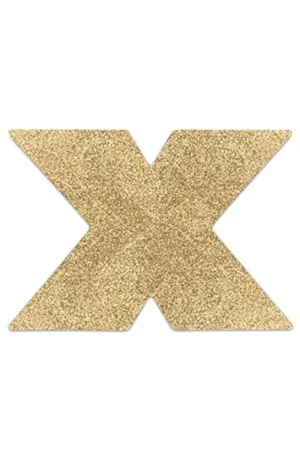 Bijoux de seins Flash Croix Or - 94edenstreet.com - sexshop en ligne