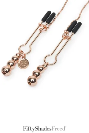 Chaîne à tétons et clitoris – Fifty Shades Freed - 94edenstreet.com - sexshop en ligne