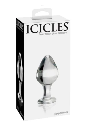 Plug anal verre Icicles n° 25 - 94edenstreet.com - sexshop en ligne