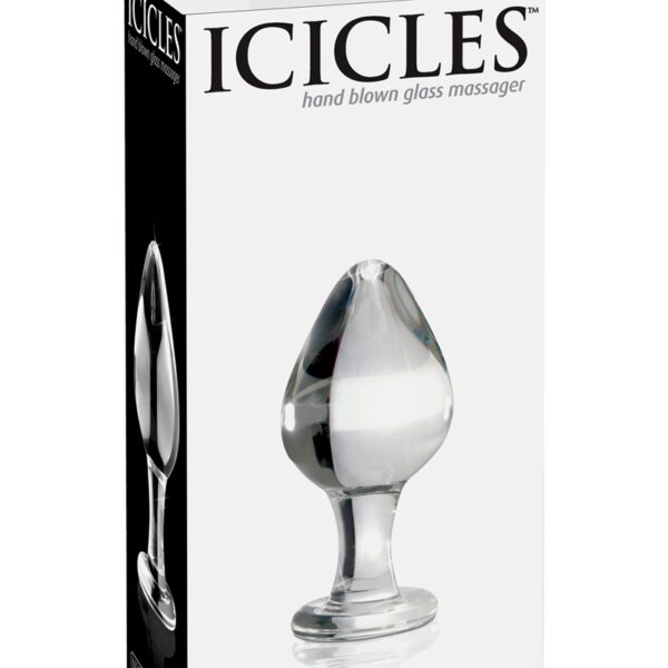 Plug anal verre Icicles n° 25