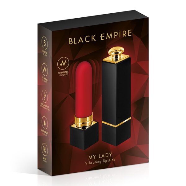 Mini vibro rouge à lèvres My Lady – Black Empire
