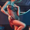 Robe lingerie rouge et noire Fantasme – Anaïs - 94edenstreet.com - sexshop en ligne