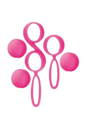 Kit 2 boules de Geisha Yoba – rose - 94edenstreet.com - sexshop en ligne
