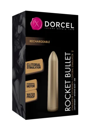 Mini vibro Rocket Bullet doré – Dorcel - 94edenstreet.com - sexshop en ligne