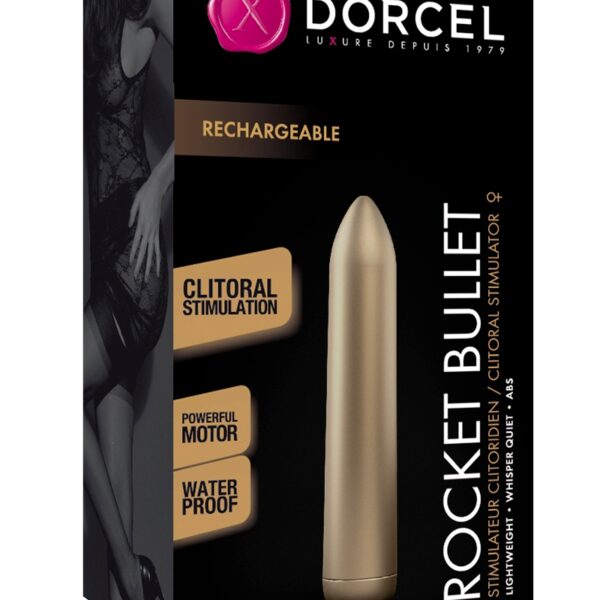 Mini vibro Rocket Bullet doré – Dorcel