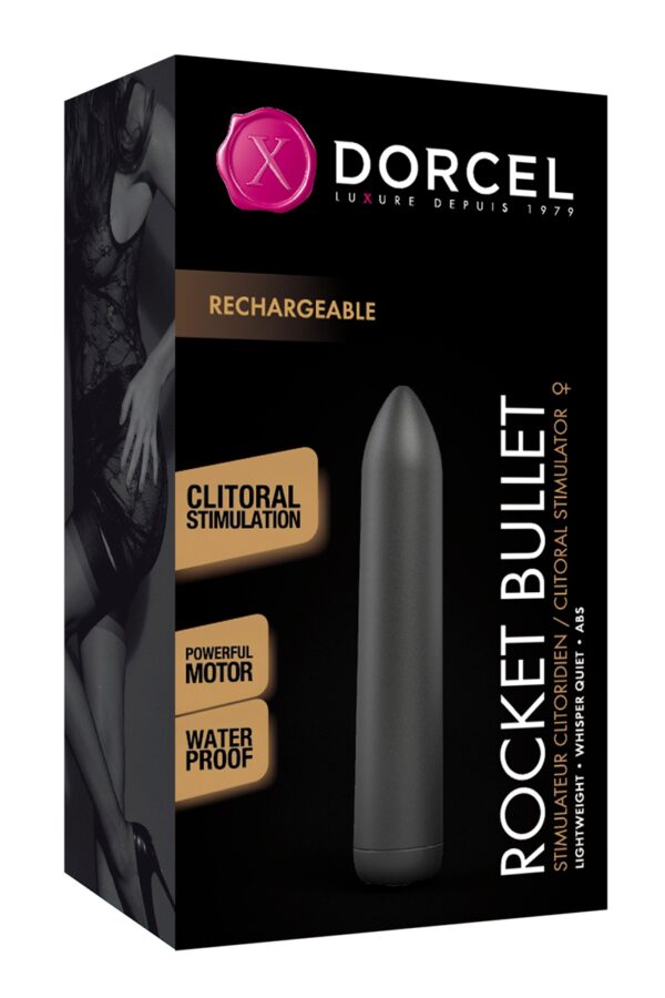 Mini vibro Rocket Bullet noir - Dorcel – Image 2