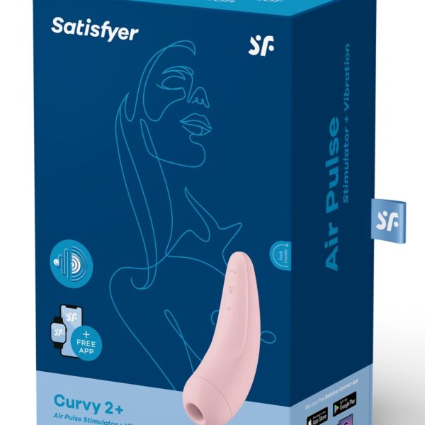 Stimulateur connecté Curvy 2+ rose – Satisfyer