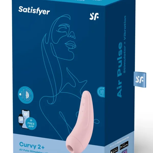 Stimulateur connecté Curvy 2+ rose – Satisfyer