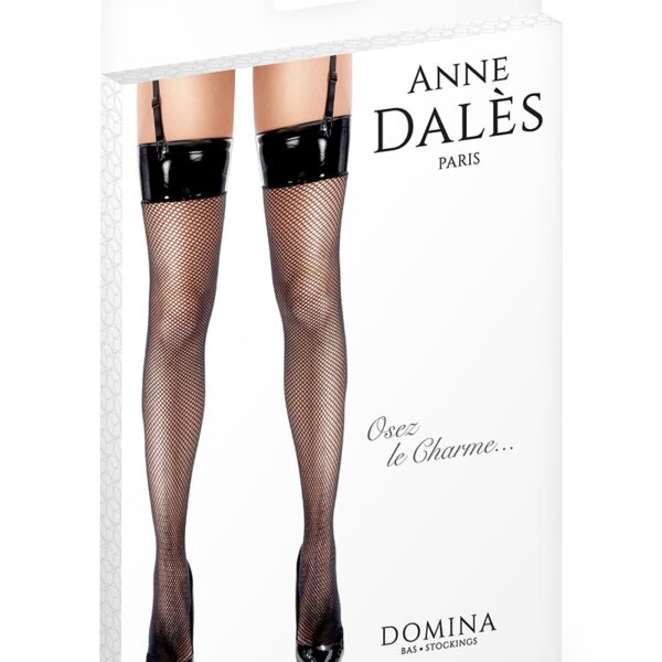 Bas résille et vinyle Domina – Anne d’Alès