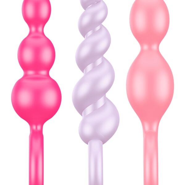 Set de 3 plugs colorés Booty Call – Satisfyer