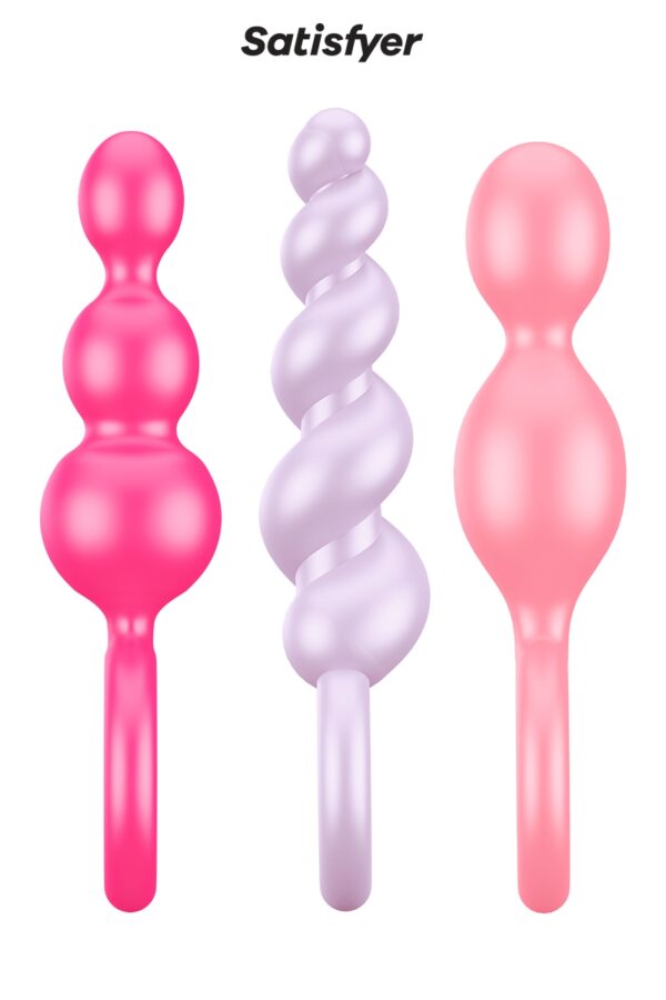 Set de 3 plugs colorés Booty Call - Satisfyer – Image 2