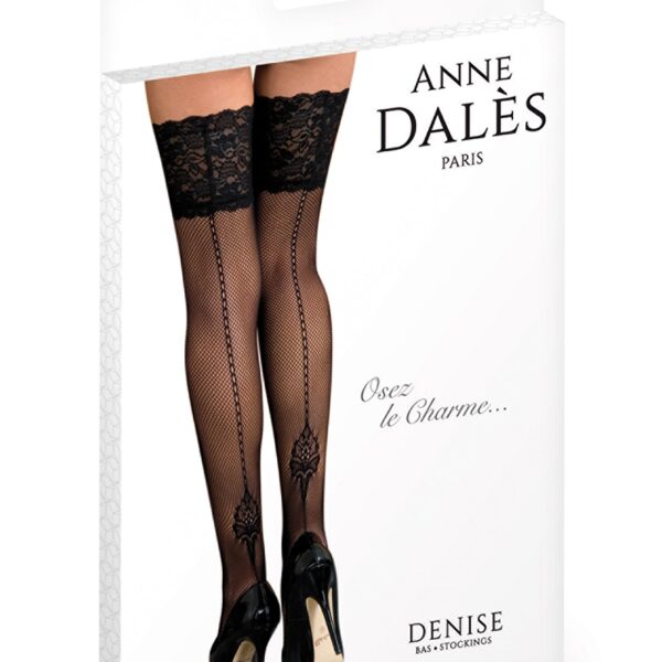 Bas autofixants Denise Noir – Anne d’Alès