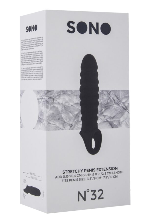 Gaine d’extension de pénis annelée SONO 32 - 94edenstreet.com - sexshop en ligne