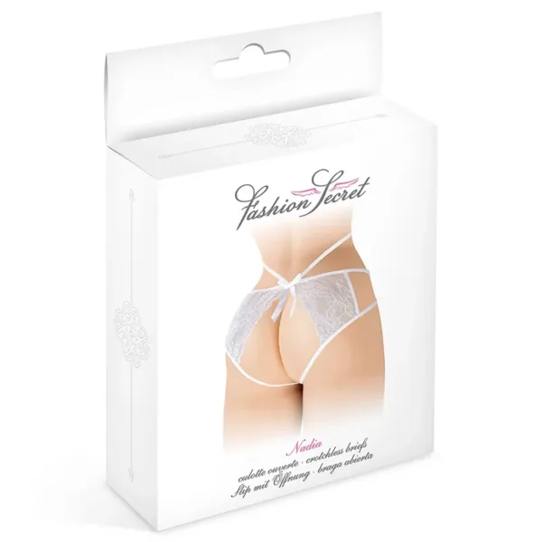 Culotte ouverte Nadia – blanc