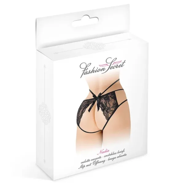 Culotte ouverte Nadia – noir