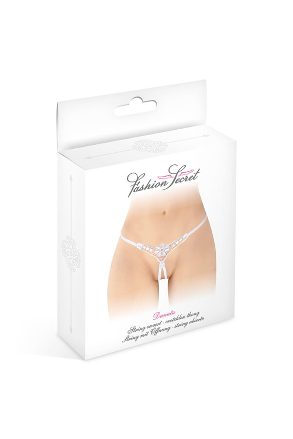 String ouvert Danuta - blanc – Image 2