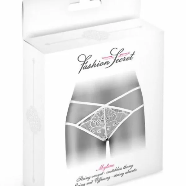 String ouvert Mylene – blanc