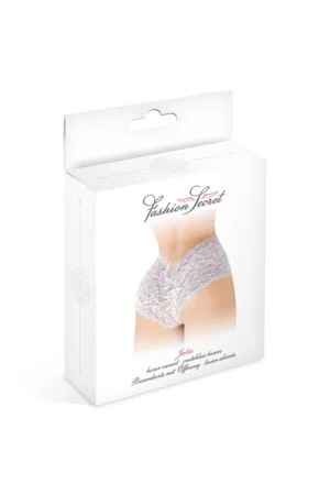 Boxer ouvert Julia – blanc - 94edenstreet.com - sexshop en ligne