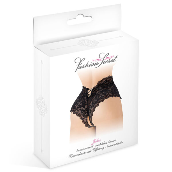 Boxer ouvert Julia – noir