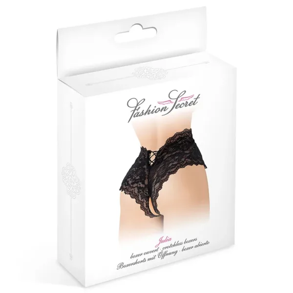 Boxer ouvert Julia – noir