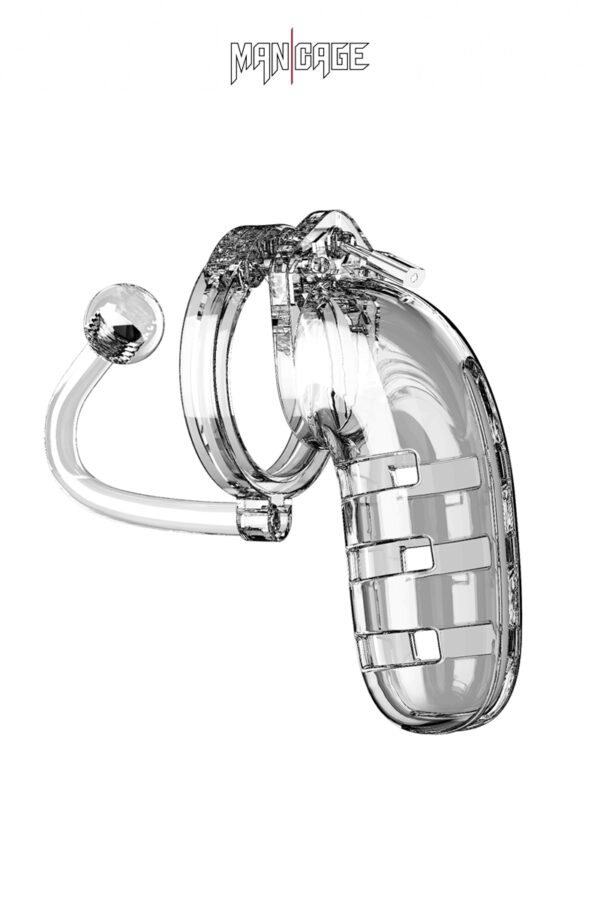 Cage de chasteté 14cm avec plug – ManCage 12 - 94edenstreet.com - sexshop en ligne
