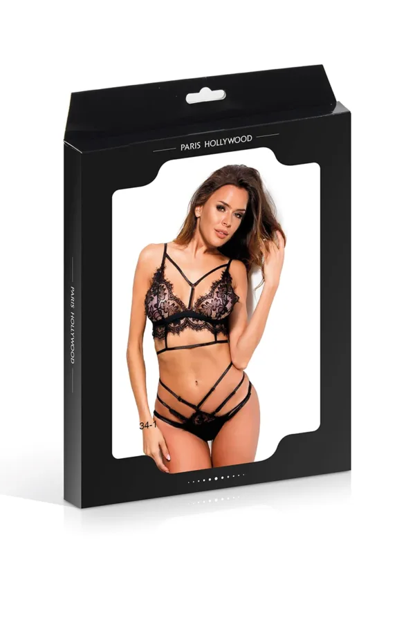 Ensemble sexy dentelle – Paris Hollywood - 94edenstreet.com - sexshop en ligne