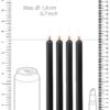 4 bougies SM noires Large – Ouch! - 94edenstreet.com - sexshop en ligne